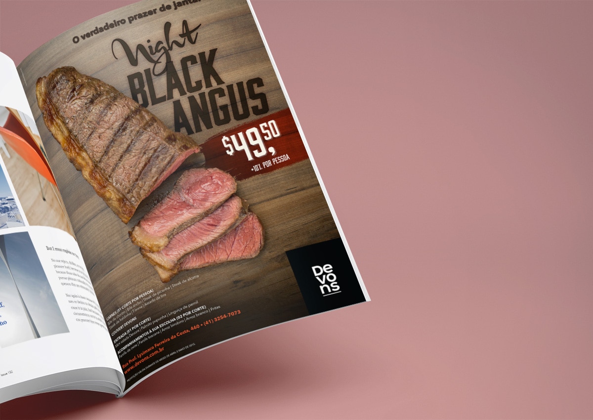 Devons Steakhouse – Publicidade